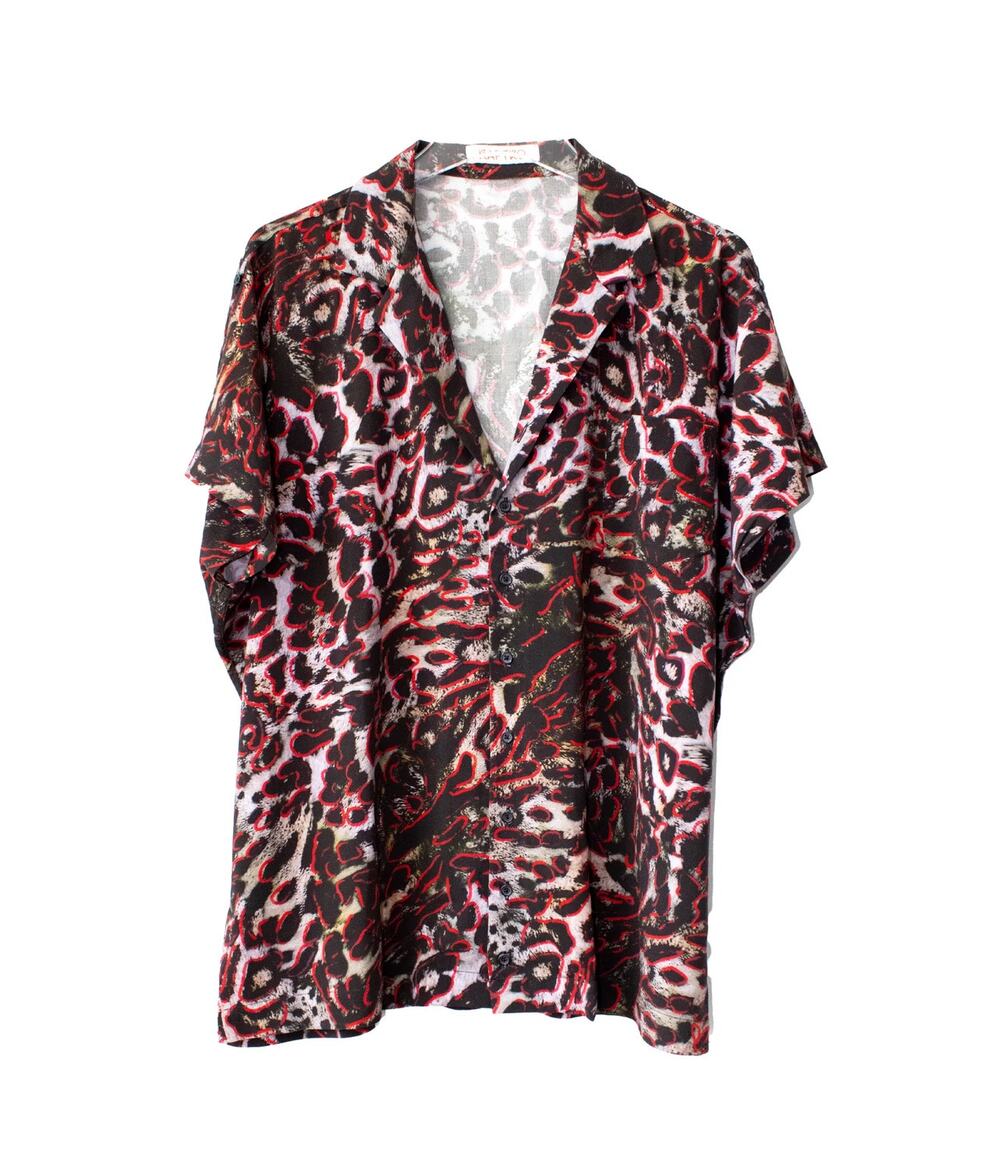 (SALE 5/$25) Kaftko Camper T-shirt in Ocelot